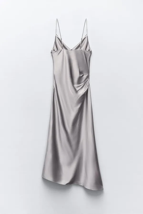 dress silver midi shower wedding party coctail - Image 9