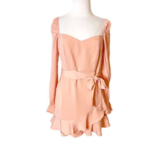 NWT Revolve More to Come Khloe ruffle mini dress‎ sz S - Image 6