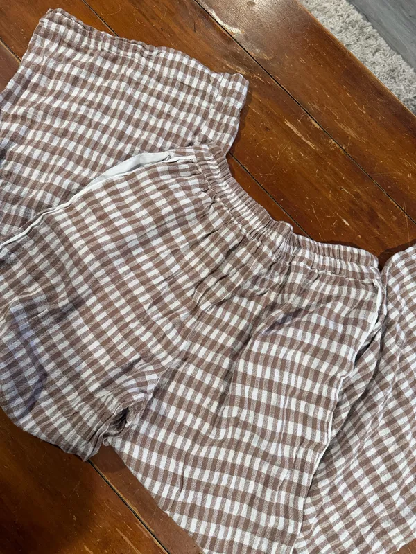 Linen Pants Brown - Image 3