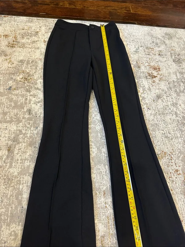 SheIn Women’s Black Flared Dress Pants - Image 4