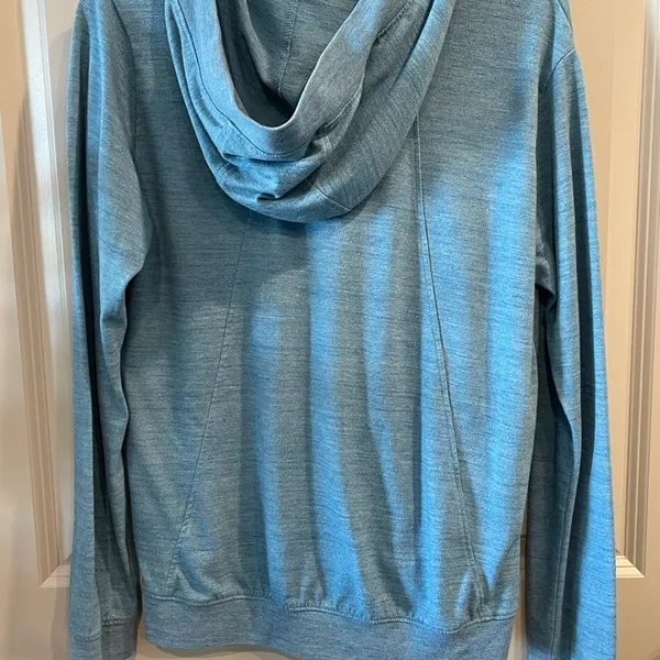 Nike Blue Full-Zip Hoodie - Image 5