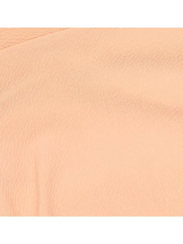 White Mark Flared Elastic Waist Midi Skirt with Side Pockets PS709 Peach Pink 1X - Image 7