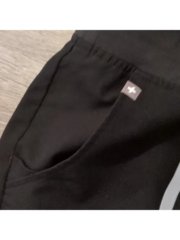 Figs Black Jogger Pants Size Medium - Image 3
