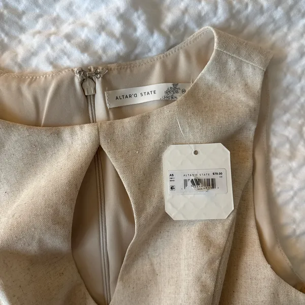 Altar'd State Linen Mini Dress - Image 3