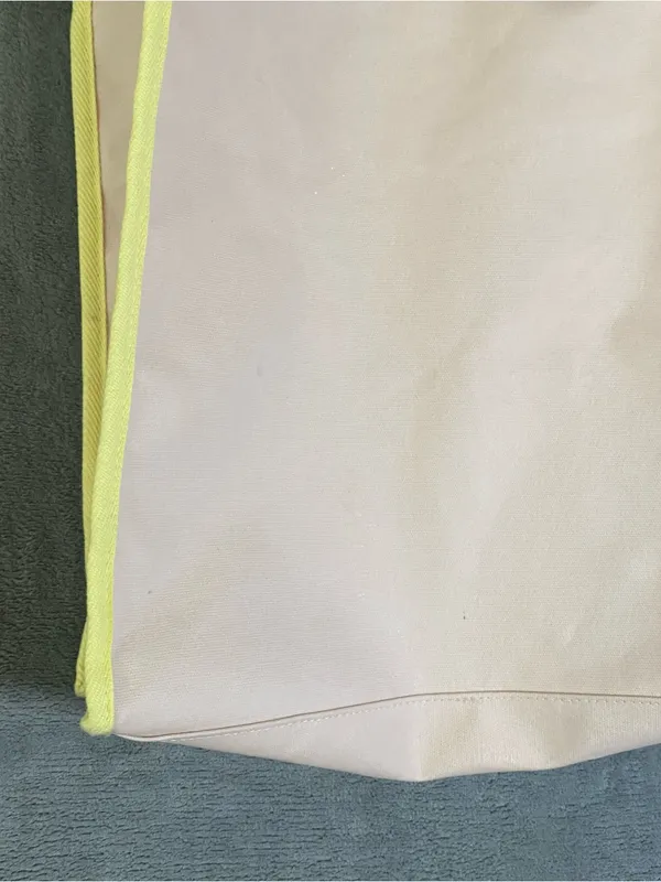 Marc Jacobs Fragrances‎ Pink and Yellow Canvas Tote Bag limited edition - Image 9