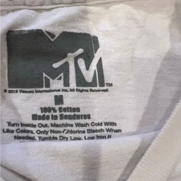 MTV crop top White Size M - Image 3