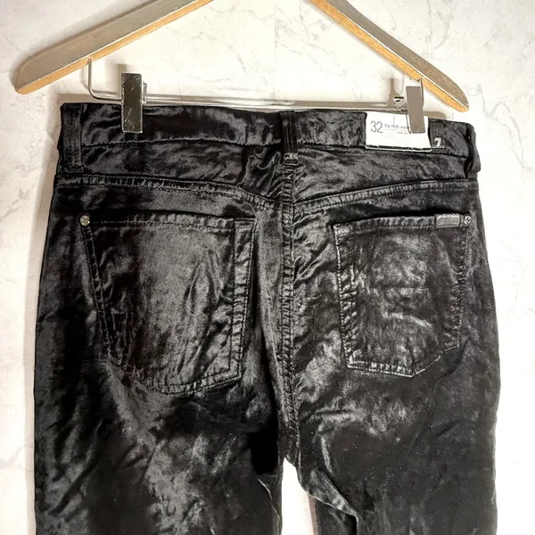 7 for all mankind the high waist black skinny jeans - Image 8