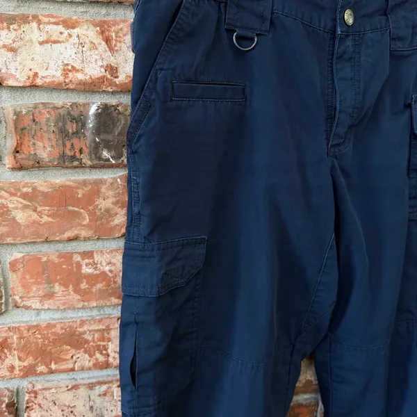 5.11 Tactical Womens Size 8 Regular Navy Blue Pants Cargo Pockets Workwear - Image 8