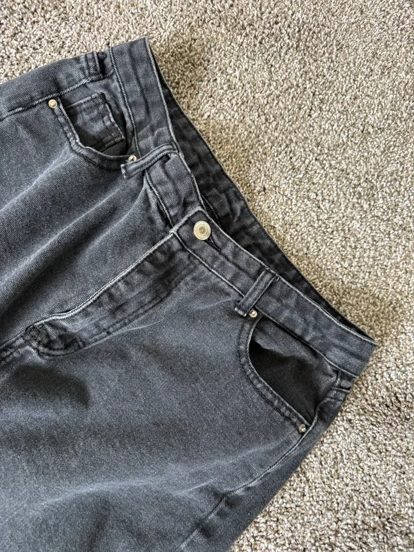 SheIn Black Ripped Jeans - Image 4