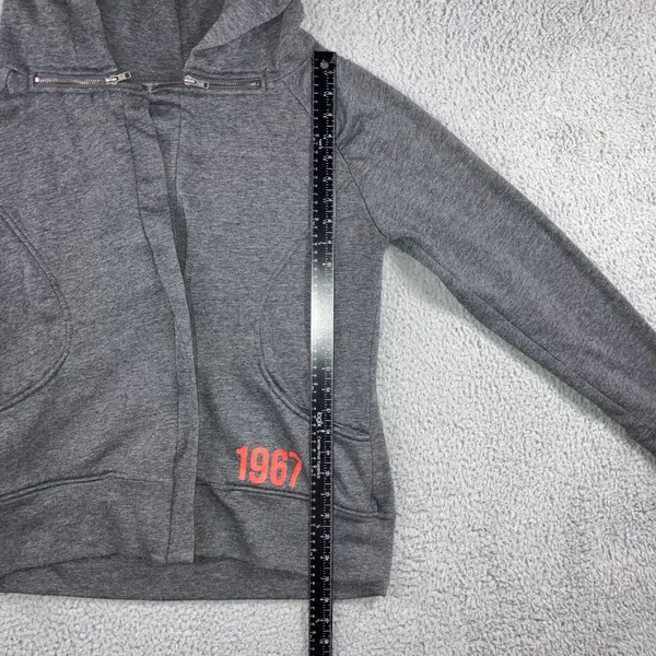 Buckle Vintage Y2k Hoodie‎ Women XL Gray Graphic Retro Grunge Skater 90s Streetwear - Image 6