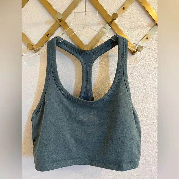 Prana Heavana Racerback Bralette Dusty Heather Large - Image 4