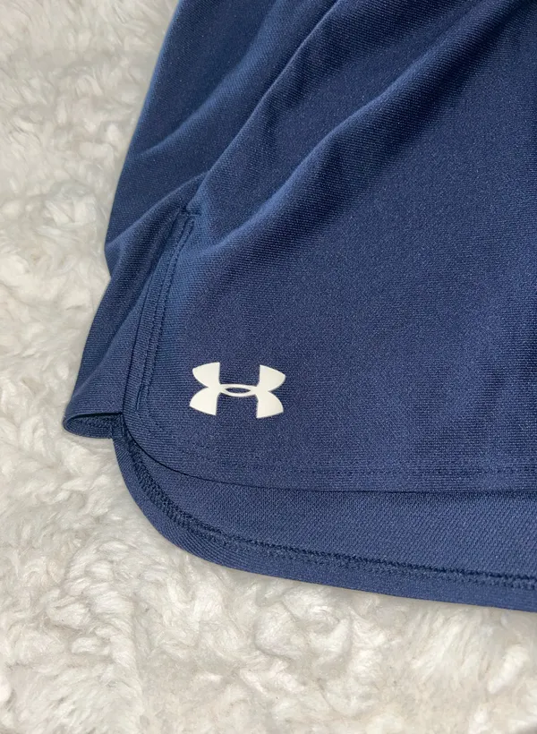 Navy Blue Under Armour Shorts with Pockets - Image 4