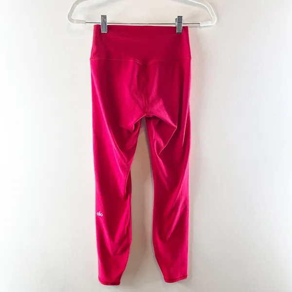 Alo High Waist Airlift Leggings Pink XS - Image 4