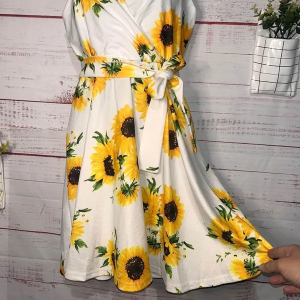 Women’s Sunflower Dress | Medium - Image 2
