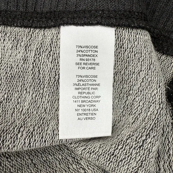 Elie‎ Tahari Maxi Skirt Large Gray Knit Sweater Pull On Elastic Waist Stretch - Image 6