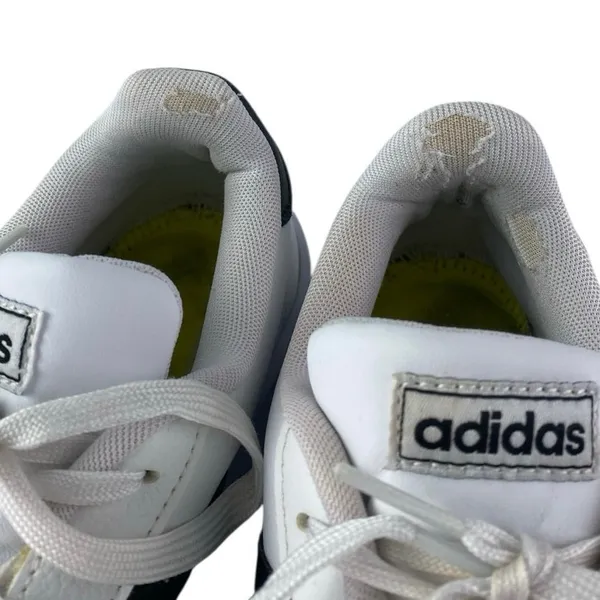 Adidas Grand Court Women's White Leather Lace Up Low Top Sneakers Shoes Size 8.5 - Image 5