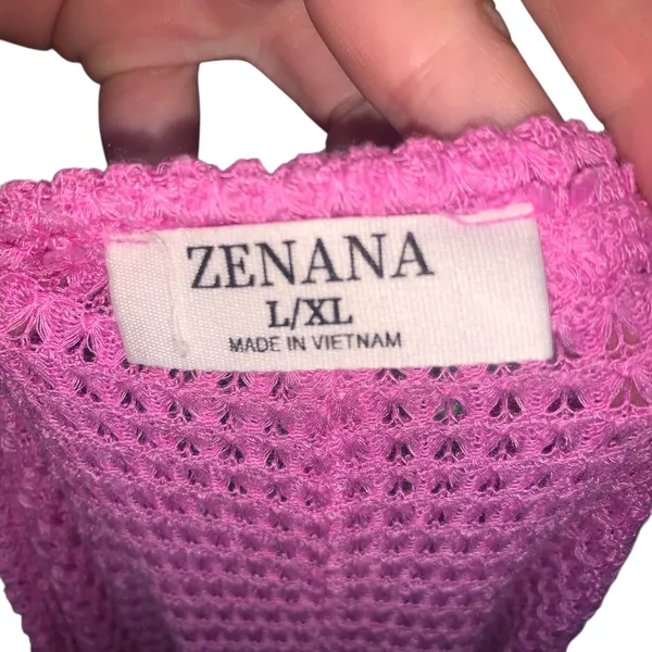 Zenana Full Size Round Neck Short Sleeve Top Size L/XL - Image 4