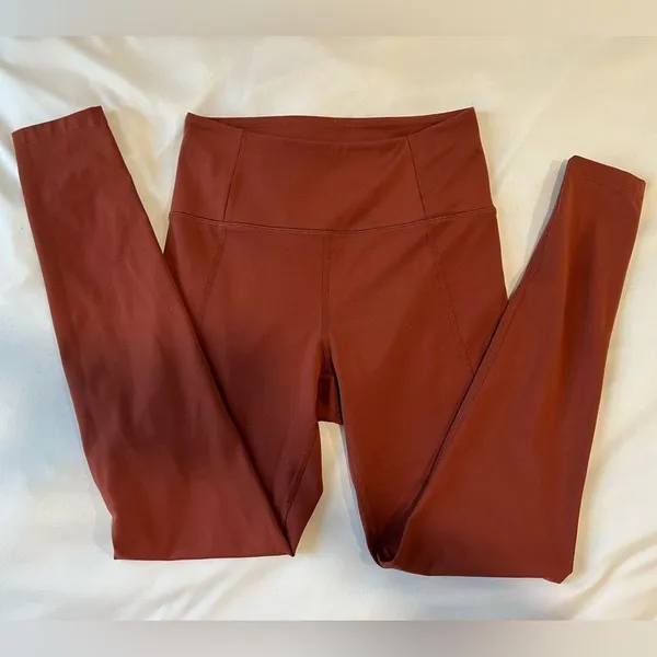 Girlfriend Collective orange leggings - Image 4