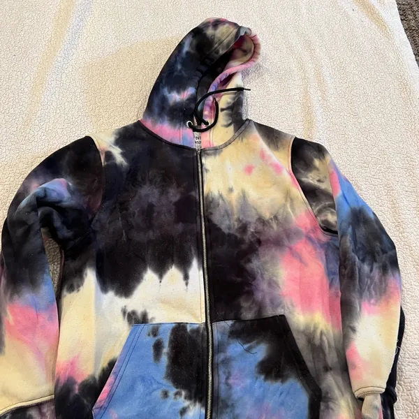 Tie dye zip up Blue - Image 6
