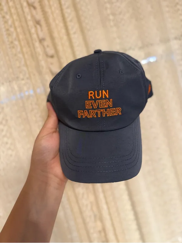 FP Movement by Free People Navy Baseball Cap with Orange Embroidery - Image 2