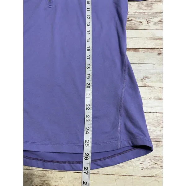 Nike Dri-FIT 1/4 Zip Running Top Women's Size Medium Purple Pullover Athleisure - Image 6