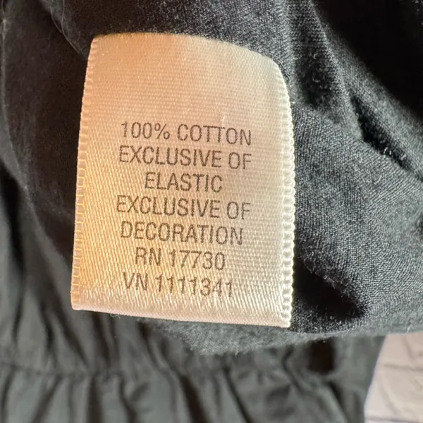 Converse solid black casual dress vneck women’s size large‎ - Image 7
