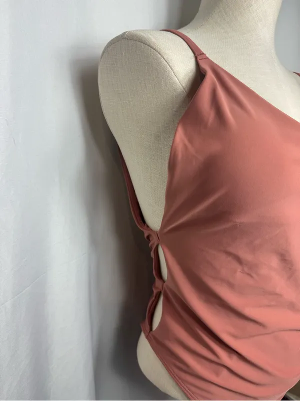 Aerie Women’s WAILLOT DE BOIR One PIECE Scoop-Back Swimsuit large NWT - Image 4