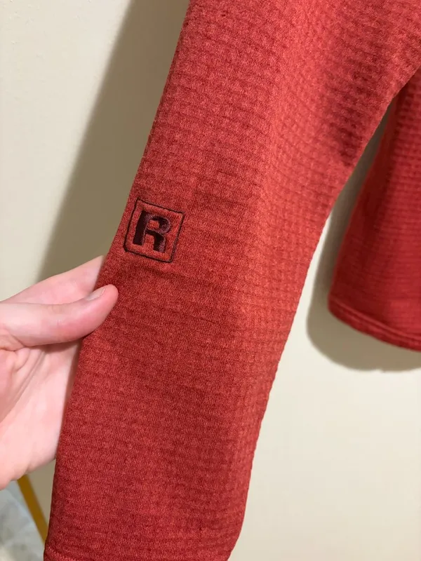 Patagonia Polartec R Long Sleeve Half Zip Burnt Orange - Image 9