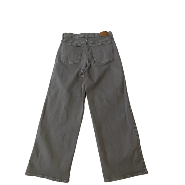 Madewell Gray Wide-Leg High-Rise Jeans / Size 28 - Image 2