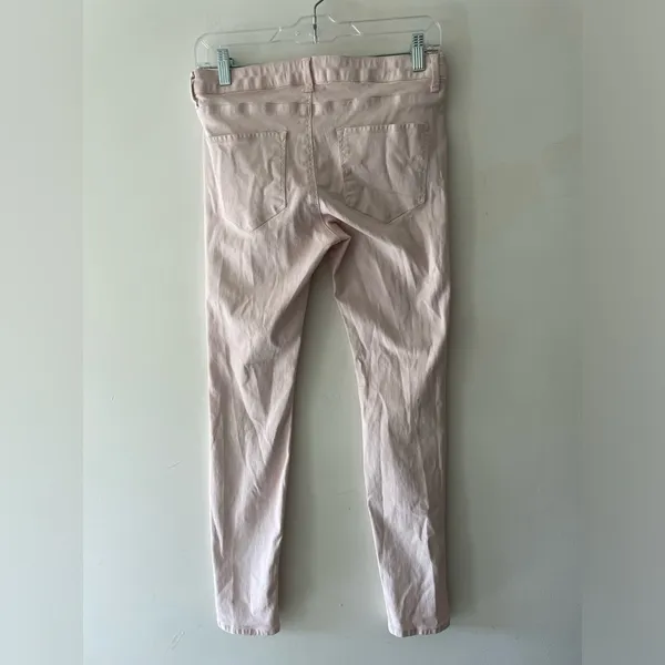 Zara Light Pink Medium Rise‎ Slim Fit Pants - Image 3