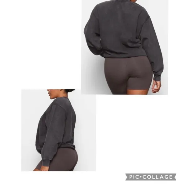 Skims Size Small Midnight Pullover Sweater No Hoodie 100% Cotton AP-POV-0839 - Image 8