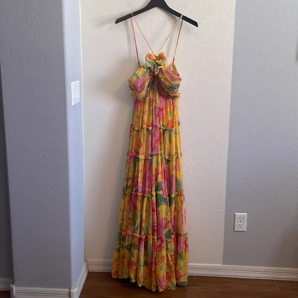 FARM Rio Macaw Bloom Maxi Dress- size XS - Image 4