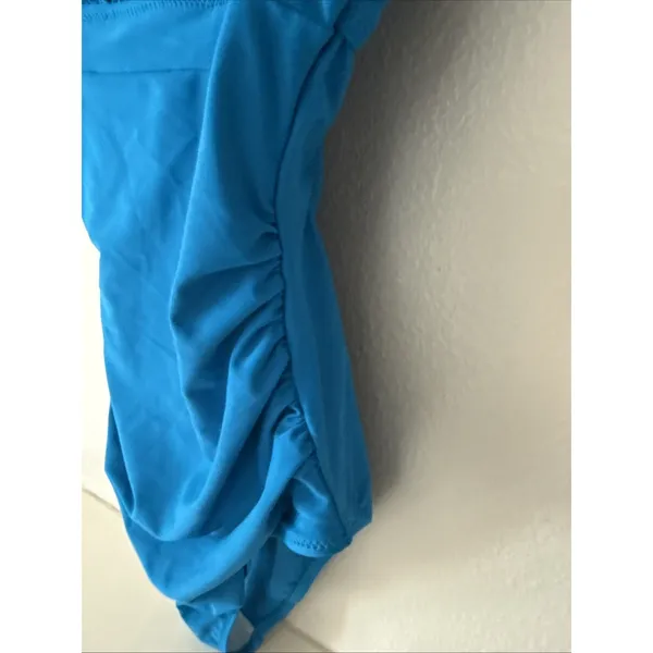NWT CUPSHE Live Life on the Beach Turquoise One Piece Swimsuit Size-Small - Image 3