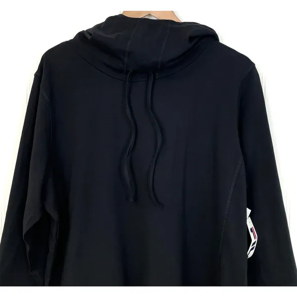 Fila Plus‎ Size 1X Practice Pullover Hooded Top Jersey Knit Activewear Workout - Image 3