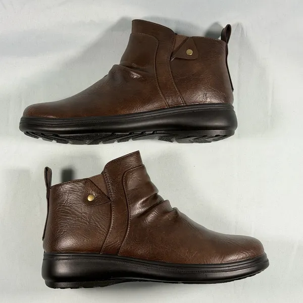 Easy‎ Street Size-7W Womens Boot Ariadne Tan Brown - Image 6