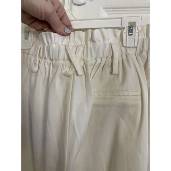 NWT Anthropologie Corey Lynn Carter Tapered Trousers Medium Pleated Wide Leg - Image 6