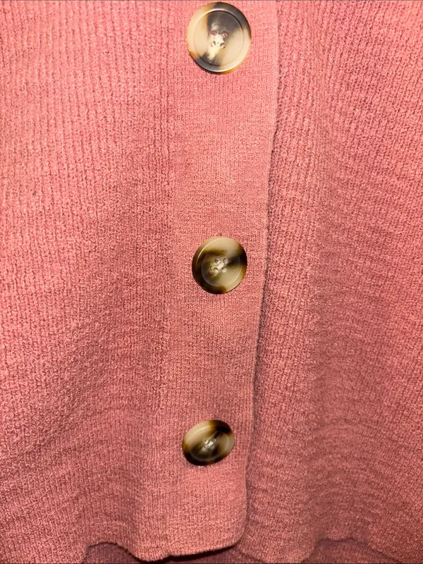 MADEWELL DUSTY ROSE BUTTON DOWN SWEATER OVERSIZED EXTRA SMALL
PRELOVED Pink Size XS - Image 5