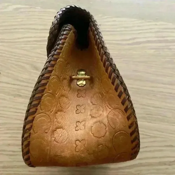 Mexican Hand Tooled Purse Bag Artesanal - Image 2