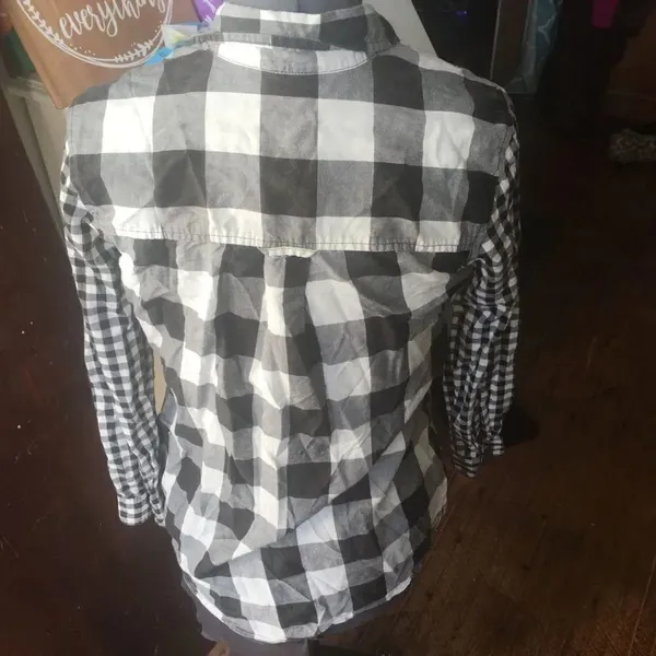 American Eagle jeggings S button down shirt - Image 2