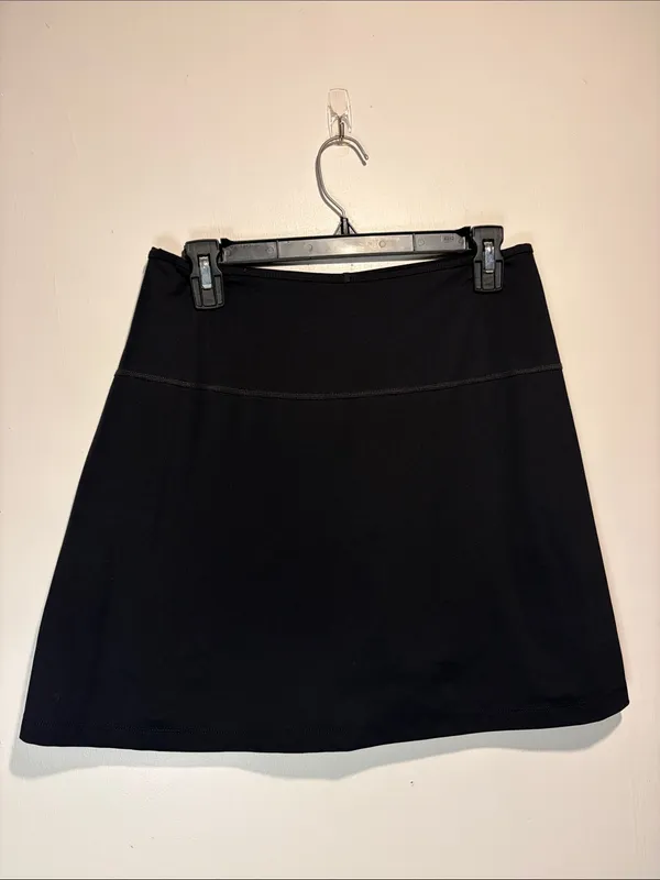 Girlfriend Collective Black Mini Athletic Skort- Built In Shorts Size Large - Image 2