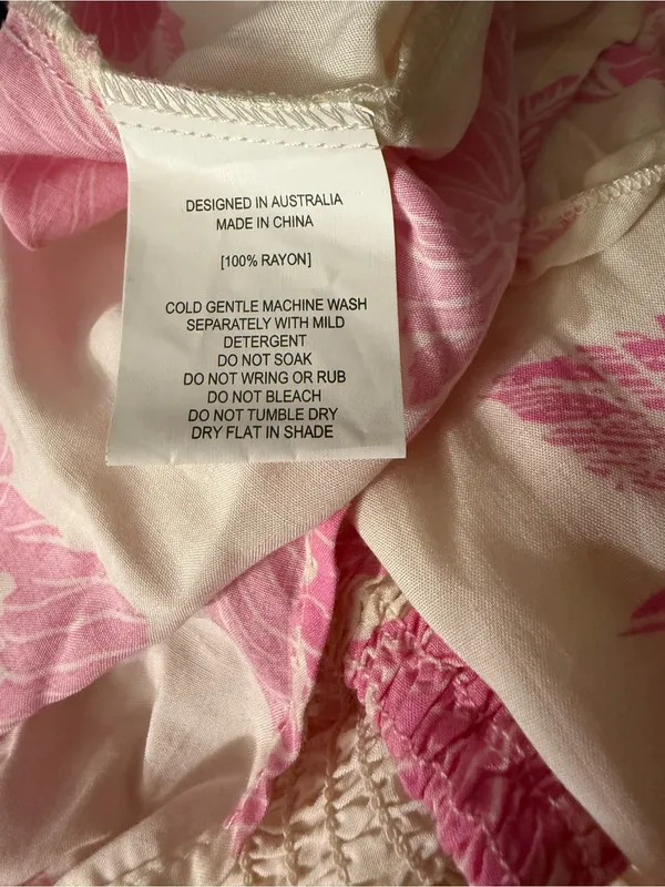 LIKE NEW Anthropologie Abel the Label Floral Smocked Tiered Strapless Maxi Dress - Image 6