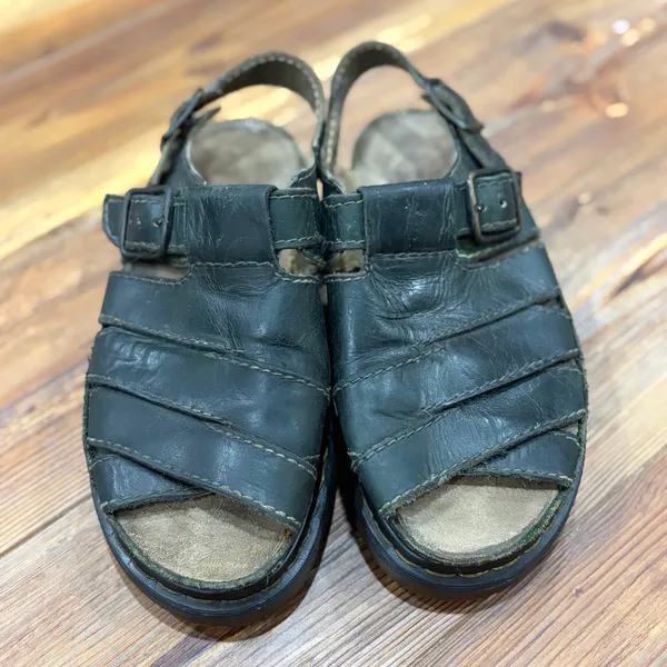 Vintage 90s Dr. Martens 8330 Chunky Leather Fisherman Sandals - Image 3