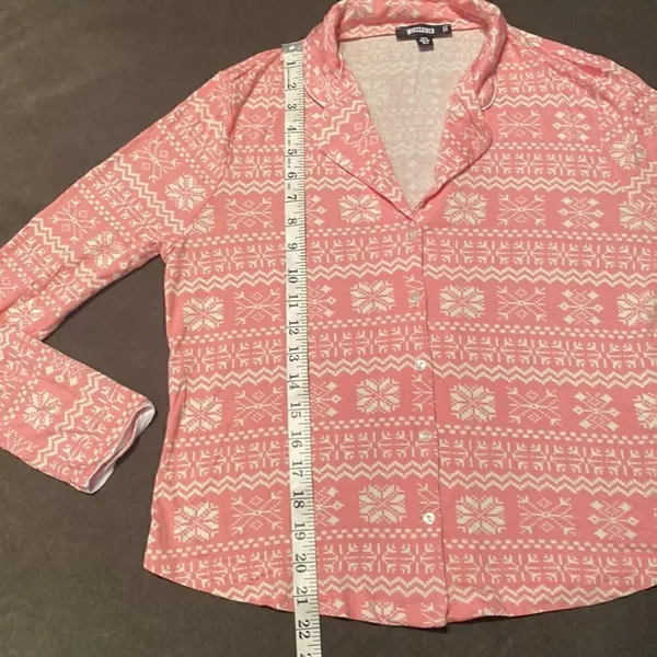Missguided Women’s Pink Long Sleeve Pajamas Size 4 NWOT - Image 4