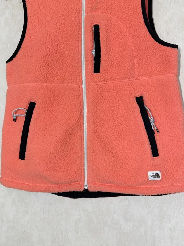 The North Face Women’s Cragmont Fleece Vest Full Zip Retro in Orange S - Image 5