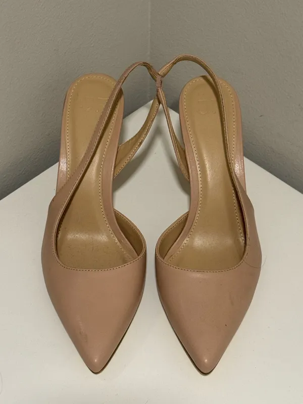 Justfab nude slingback heels - Image 2
