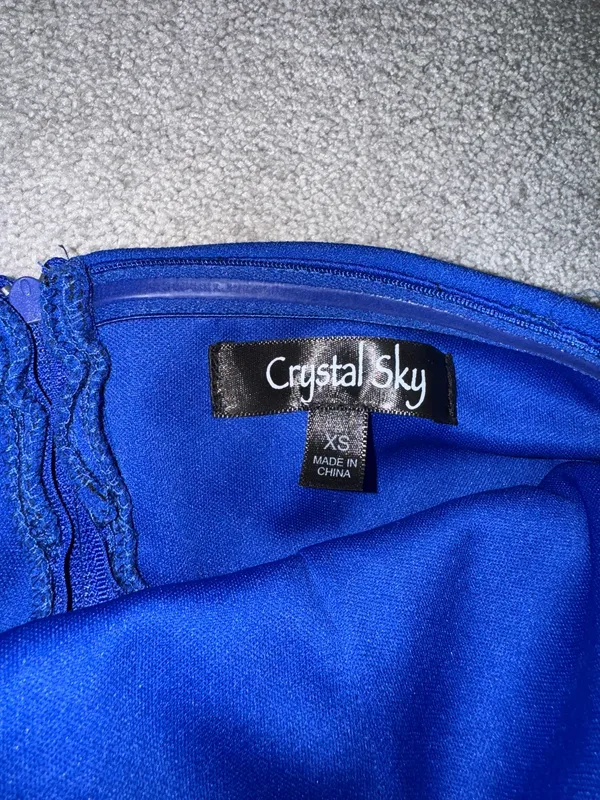 CrystalSky Blue Jumpsuit Size XS - Image 3