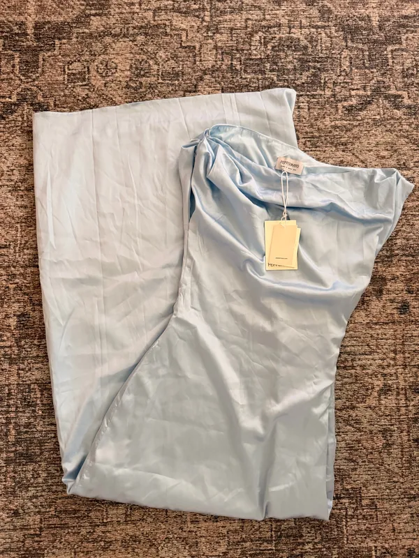 Peppermayo Dress Blue Satin - Image 2