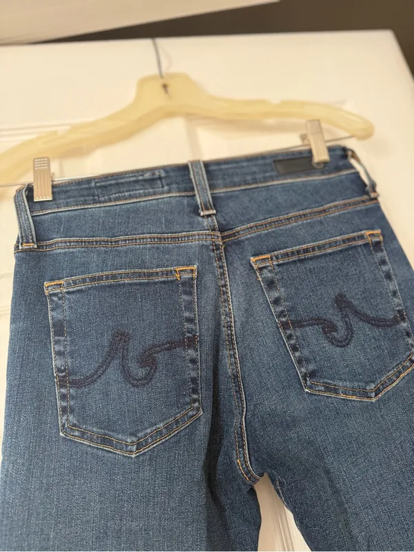 AG Dark Blue Wash “The Farrah Skinny Ankle” - Image 5