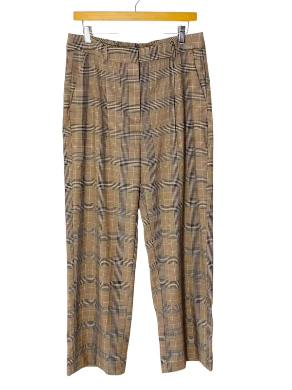 OLD NAVY Plaid Taylor Wide Leg Trousers - Image 2