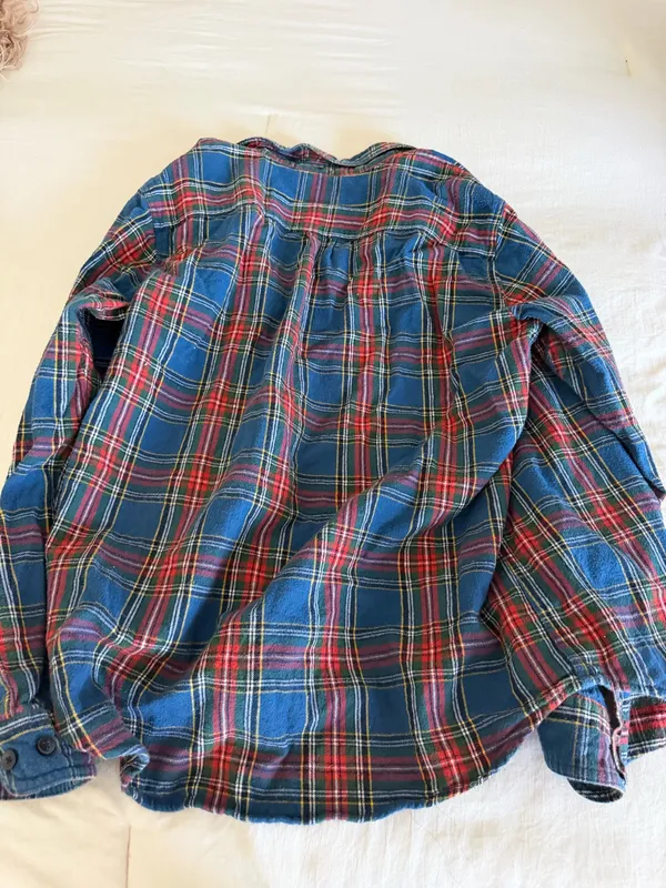 Vintage LL bean plaid flannel - Image 4
